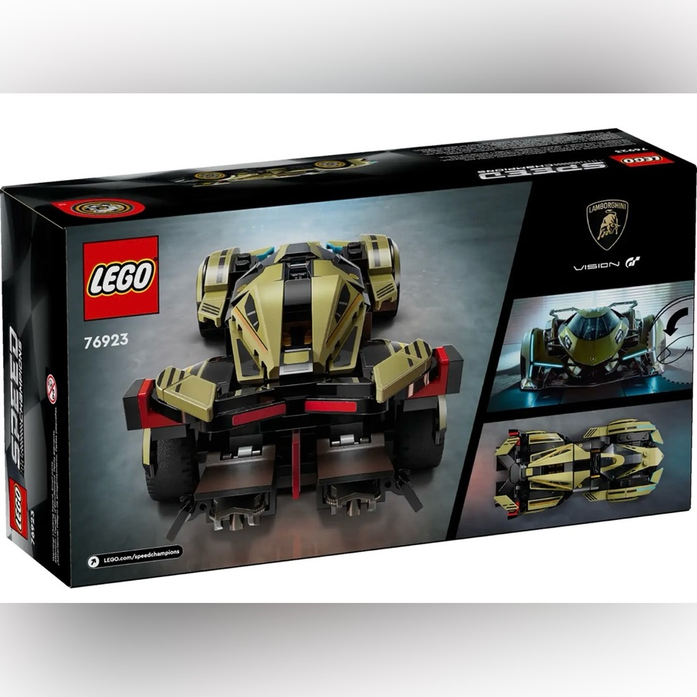 Lego, Lamborghini Lambo V12 Vision GT Super Car 🚗🏎️Speed Champions Collection